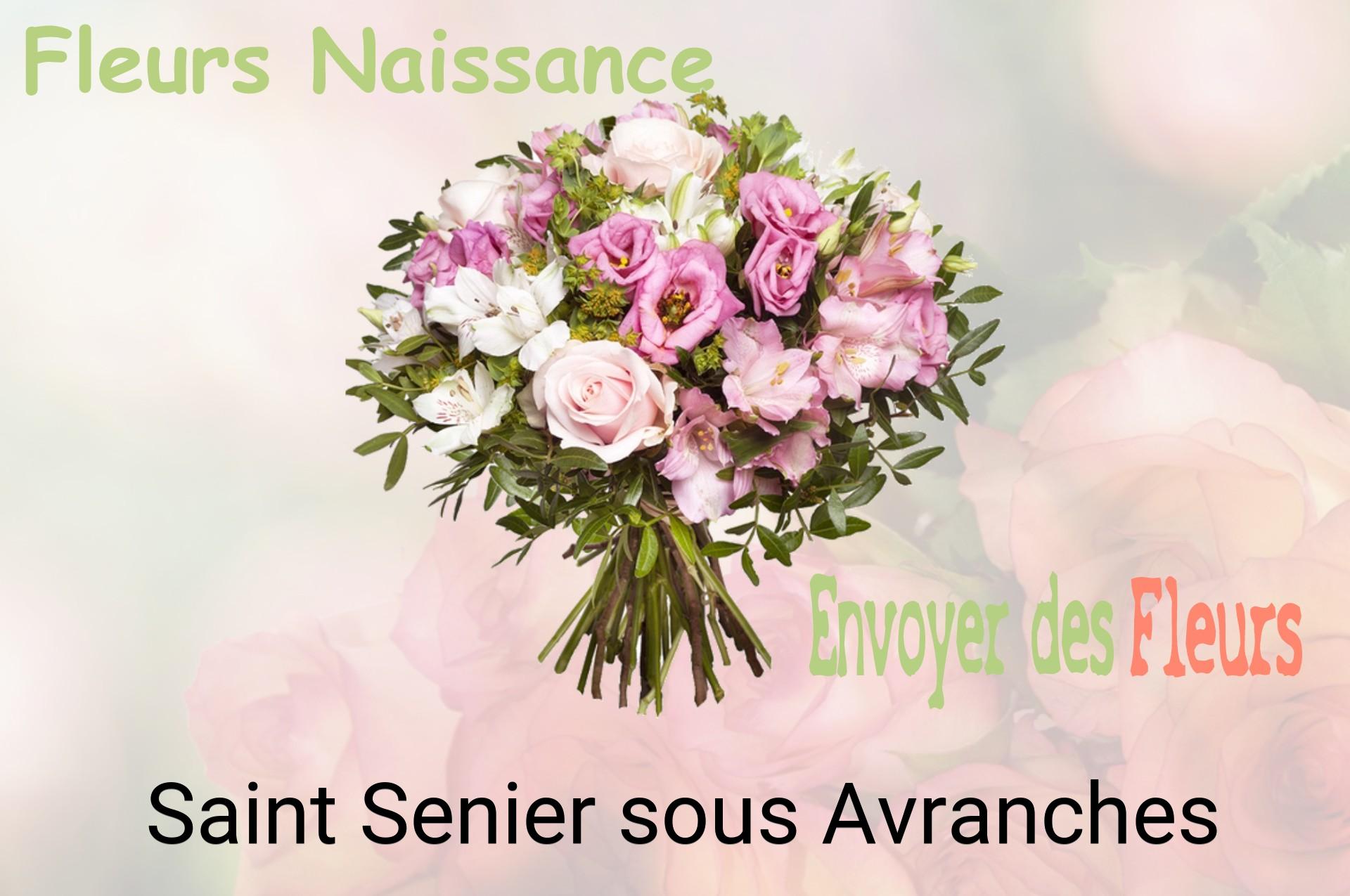 Bouquet de fleurs de naissance livré à Saint-Senier-sous-Avranches